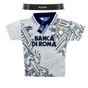 1994-95 Lazio Maglia Terza Umbro Banca di Roma Bambino Nuova