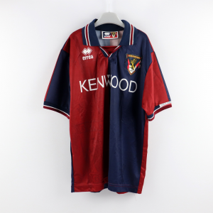 1994-95 Genoa Maglia Errea Kenwood Ragazzo Nuova
