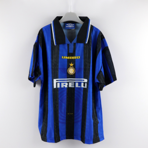 1996-97 Inter Maglia Umbro Pirelli Ragazzo Nuova