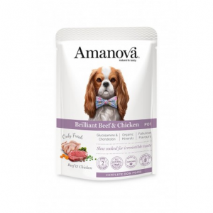 Amanova cane bustina p01 manzo e pollo 0.100g