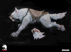 *PREORDER* Giant Wolf Series 1/12: WHITE GIANT WOLF (Basic Suit) by D20 Studio