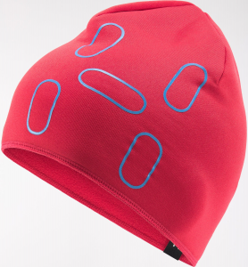 Haglöfs - FANATIC PRINT BEANIE SCARLET RED/NORDIC BLUE