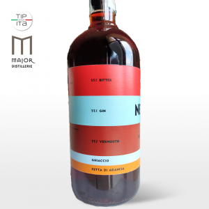 Negroni - Cocktail artigianale già pronto, il Re dell'aperitivo italiano! - 1lt