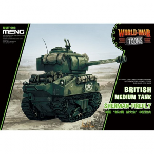MENG WORLD WAR TOONS: British Medium Tank Sherman-Firefly (CARTOON MODEL)
