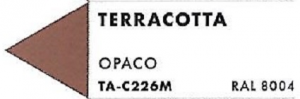 Terracotta Opaco ,acrilico a base alcolica, 30ml.