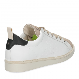 Panchic P01M leather white suede taupe-5