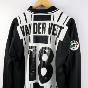 1998-99 Udinese Maglia #18 Van Der Vegt Match Worn Diadora Telital XL
