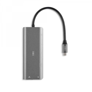 Aiino - All-In adattatore multiplo USB-C in alluminio per MacBook e iPad