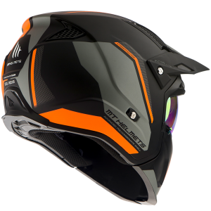 Casco MT-Helmets Streetfighter SV Twin C4 Matt Fluor Orange
