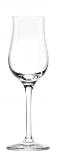 Set 6 pezzi bicchiere in vetro cristallino per distillati, 104 ml, professionale
