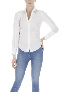           SHOPPING ON LINE PINKO CAMICIA IN COTONE CASERTA  NEW COLLECTION WOMEN'S SPRING SUMMER 2022