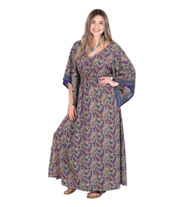 Kaftan en soie | Robes orientales boho femme