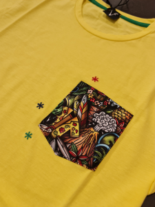 T-shirt savana gialla 