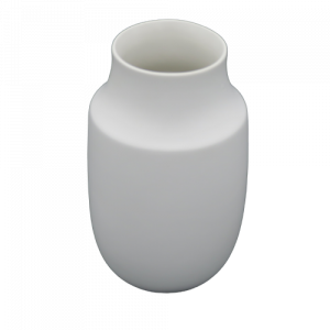 Mascagni vaso ceramico 25cm bianco