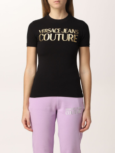 T-shirt nera di Versace Jeans Couture 