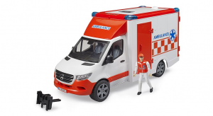 Bruder 02676 Mercedes Benz Sprinter Ambulanza Pronto Soccorso 118