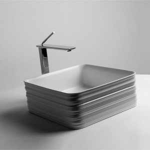 Sit-on washbasin 38x38 cm Trace Valdama