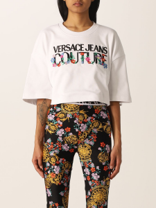 T-shirt cropped di Versace Jeans Couture 