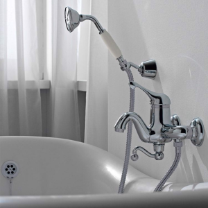 External bathtub mixer with shower Piccadilly Treemme