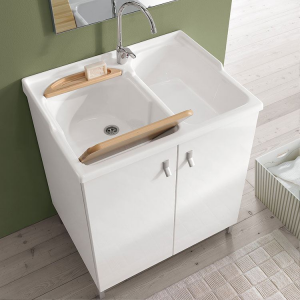 Smart Ceramic laundry wash tub Gruppo Geromin
