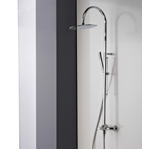 Hedò Treemme shower column with anti-lime shower head