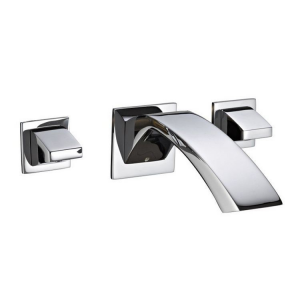 Three-hole wall-mounted basin mixer Archè Treemme