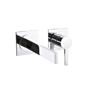 Wall-mounted mixer with spout Time Treemme