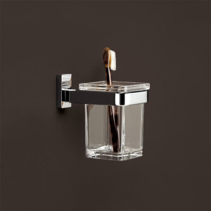Wall-mounted toothbrush cup Slim Capannoli