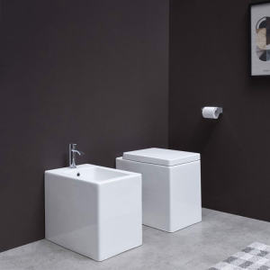 Back to wall WC and bidet Cool NicDesign