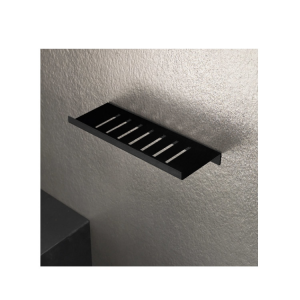 Shower shelf with screws Oml Black/white