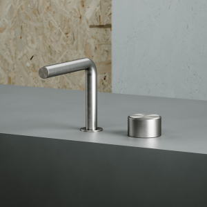 Countertop sink mixer with separate control Stereo Quadro Design