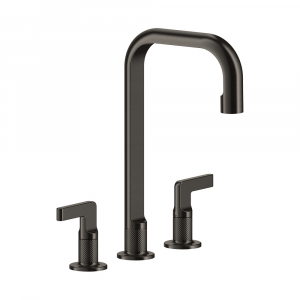 Three-hole basin mixer with spout Inciso- Gessi
