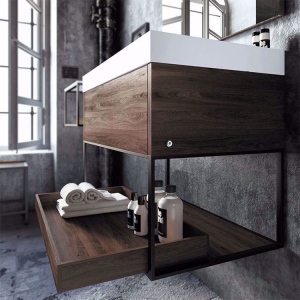 Wall-mounted bathroom cabinet The Grid Cosmic