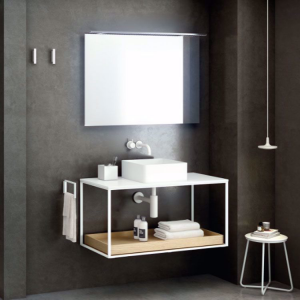 Wall-mounted vanity unit The Grid Evo Cosmic