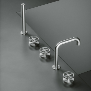 Ensemble de robinetterie de baignoire sur gorge Valvola 02- Quadro Design