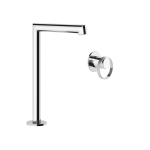 Wall-mounted Basin Mixer with countertop spout Anello Gessi