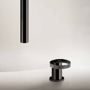 Ceiling washbasin spout with countertop mixer Anello Gessi
