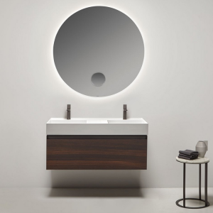 Meuble de salle de bain Atelier avec vasque double  Graffio Monoblocchi antoniolupi