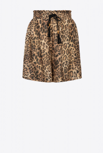 SHOPPING ON LINE PINKO SHORTS MACULATI MANDRAGOLA NEW COLLECTION WOMEN'S SPRING SUMMER 2022