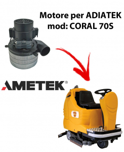 CORAL 70S - 24 volt Motore aspirazione SYNCLEAN per lavapavimenti ADIATEK