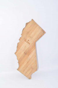 Cutting Board Shape Of California Wood 35 Cm