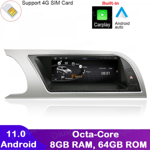 ANDROID navigatore per Audi A5 2009-2016  8.8 pollici GPS WI-FI Bluetooth Octa Core 8GB RAM 64GB ROM 4G LTE