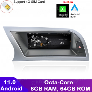 ANDROID navigatore per Audi A4 RS4 8K B8 8T 4L 2013-2016 CarPlay Android Auto 8.8 pollici GPS WI-FI Bluetooth Octa Core 8GB RAM 64GB ROM 4G LTE