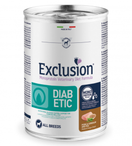 Exclusion - Veterinary Diet Canine - Diabetic - 400g x 6 lattine