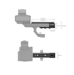 SmallRig MD3490 Estensione di Impugnatura Rig per Sony FX3 XLR