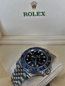 Orologio secondo polso Rolex modello Gmt Master 2