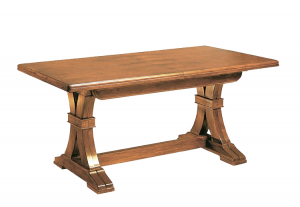 Mesa rectangular y extensible en madera maciza de haya 180-360 cm