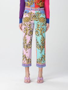 Jeans stampa baroque di Versace Jeans Couture 
