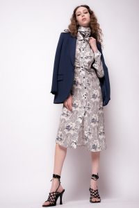SHOPPING ON LINE PINKO  CHEMISIER STAMPA TOILE DE JOUY CARBONIA 1 PREVIEW NEW COLLECTION WOMEN'S SPRING SUMMER 2022-2