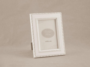 Disraeli Portafoto Rettangolare Legno Bianco 15.5X20X1.5 Cm Cornice Foto 